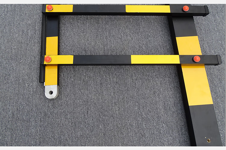 通用捷顺道闸杆四方栅栏杆停车场道闸栅栏小区门禁起落栏杆折叠杆黄黑