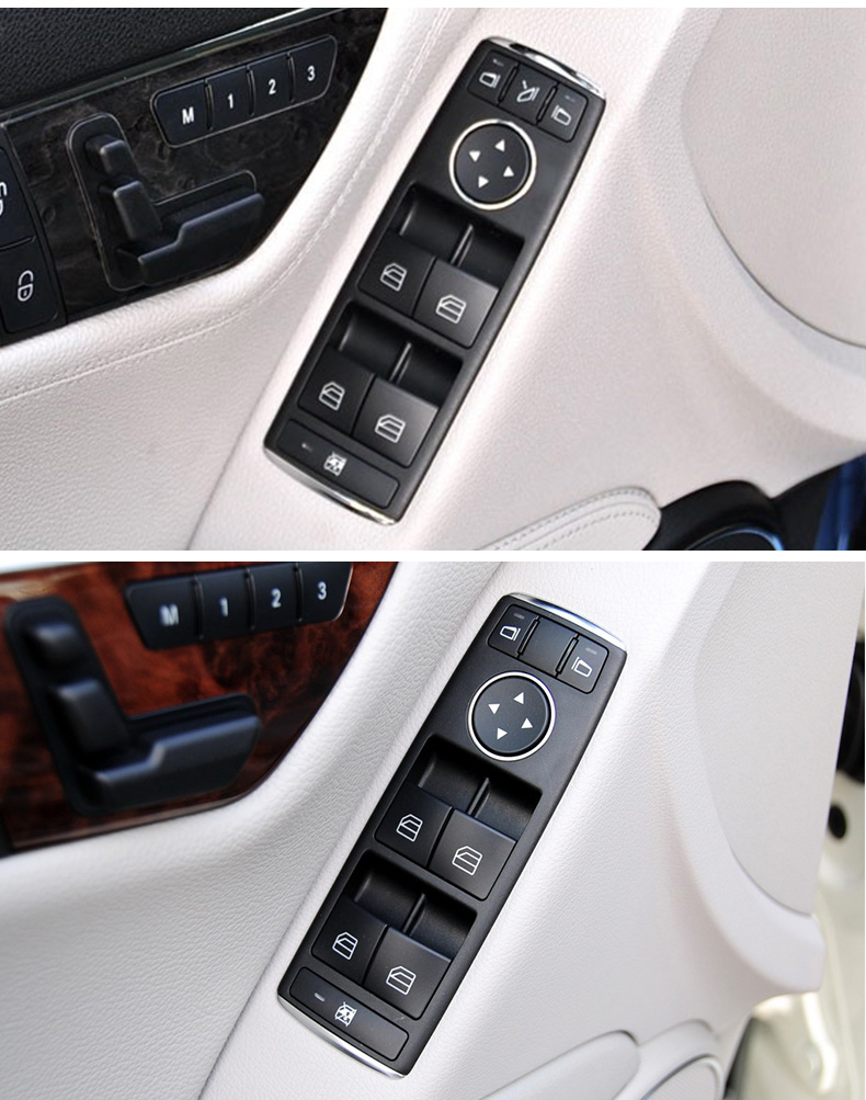 适用于适用奔驰c180c200玻璃升降开关按键e200e260glk300车窗升降器