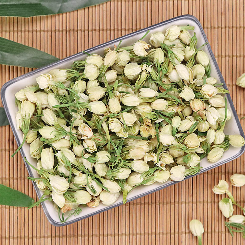 伟博中药材店铺茉莉茉莉花苞花草茶干茉莉花新鲜花茶500g