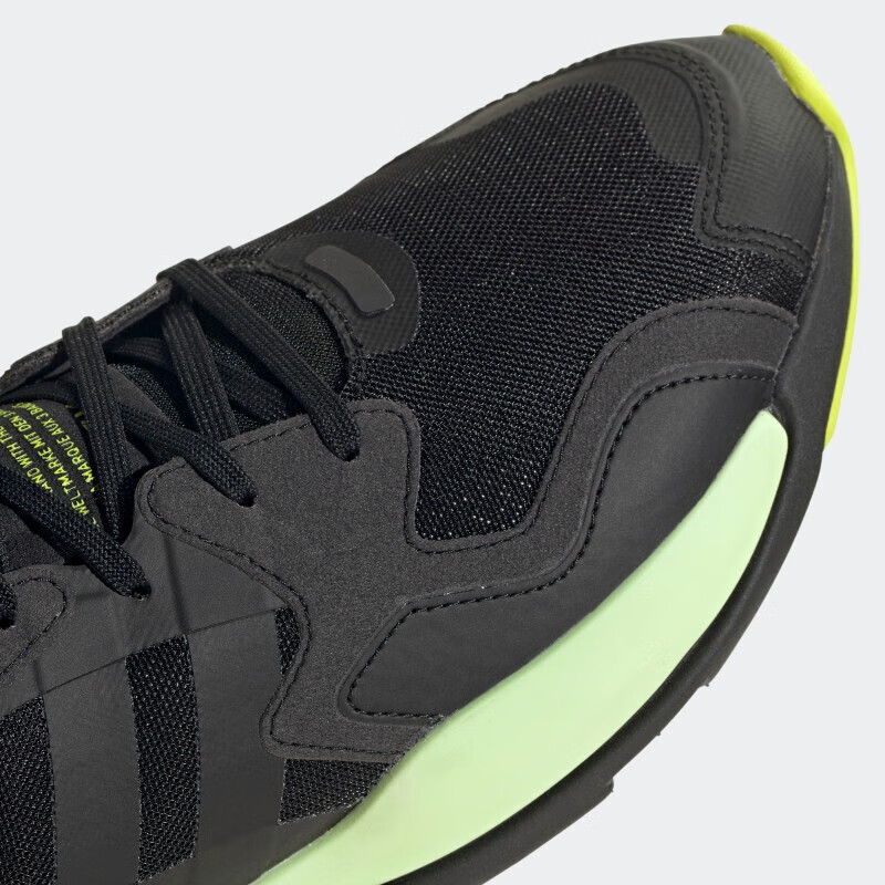 adidas阿迪达斯三叶草 zx alkyne 夜光系列男女情侣款运动鞋fy3023 黑