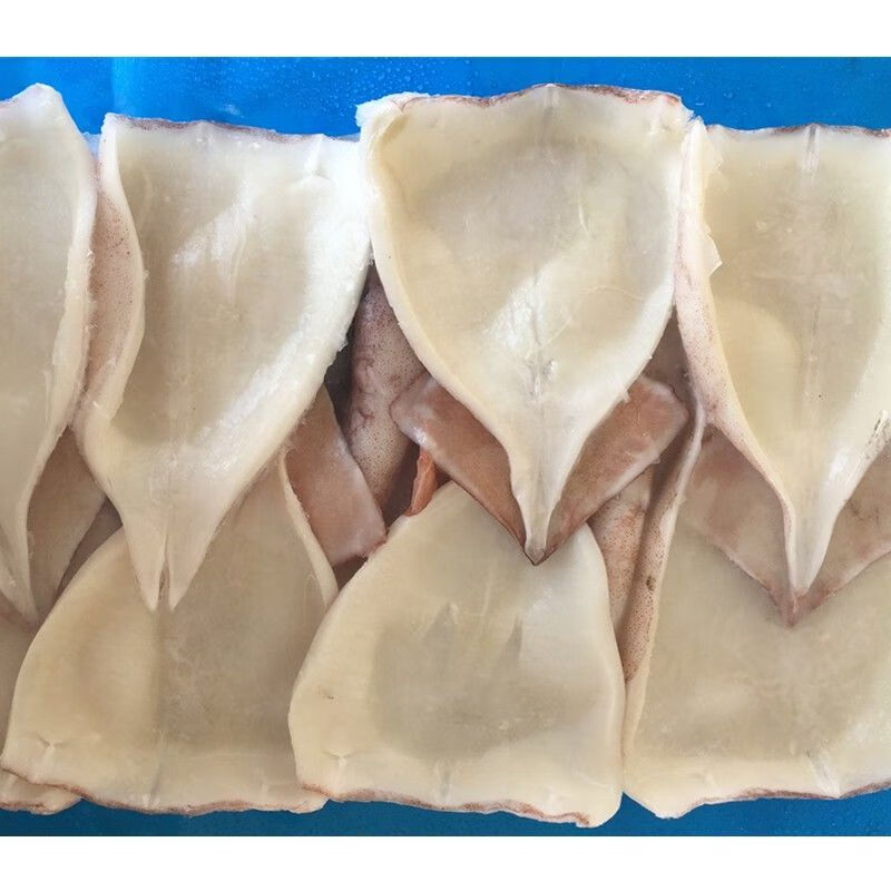 免清理新鲜速冻鱿鱼片鱿鱼身鱿鱼筒隆云鱿鱼尾烧烤食材海鲜一斤装鲜活