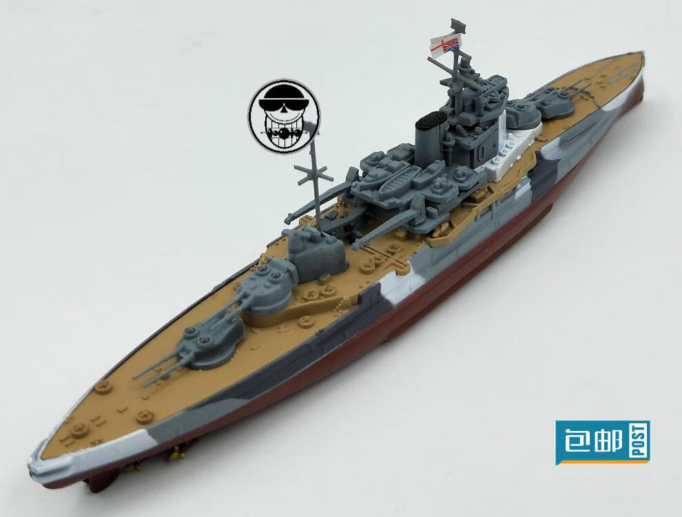 000二戰軍艦巡洋戰列艦模型俾斯麥大和密蘇里航母仿真合金擺件美國馬