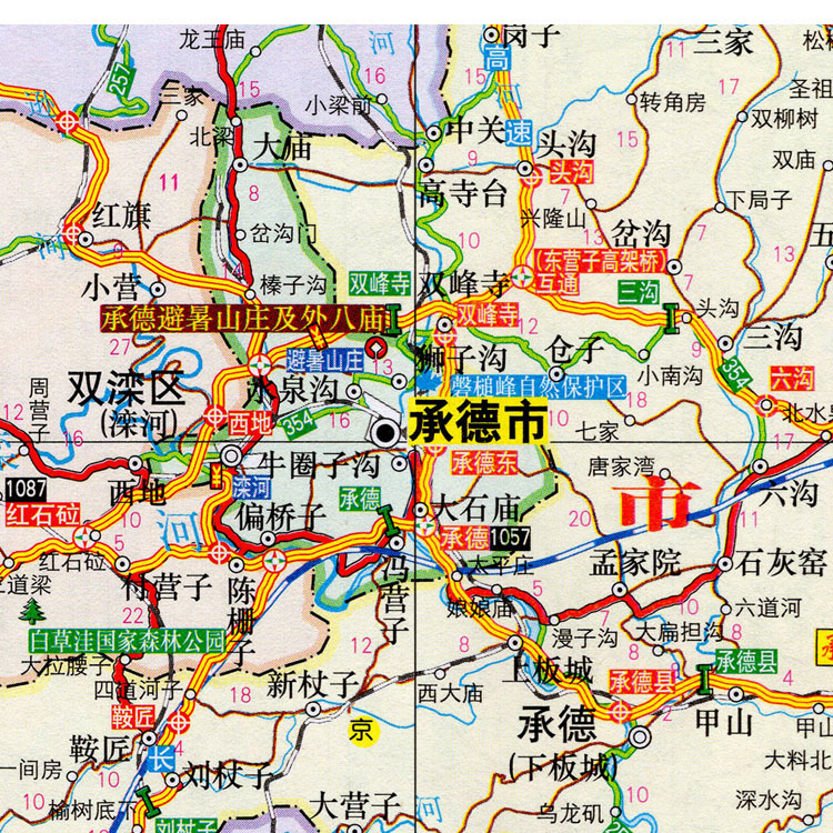 承德位置中国地图图片