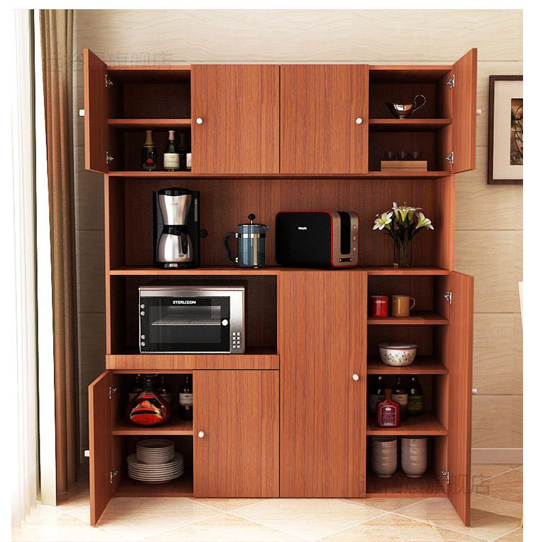 骄鹿餐柜餐边柜现代简约收纳柜子微波炉柜储物柜碗柜置物柜茶水柜b款