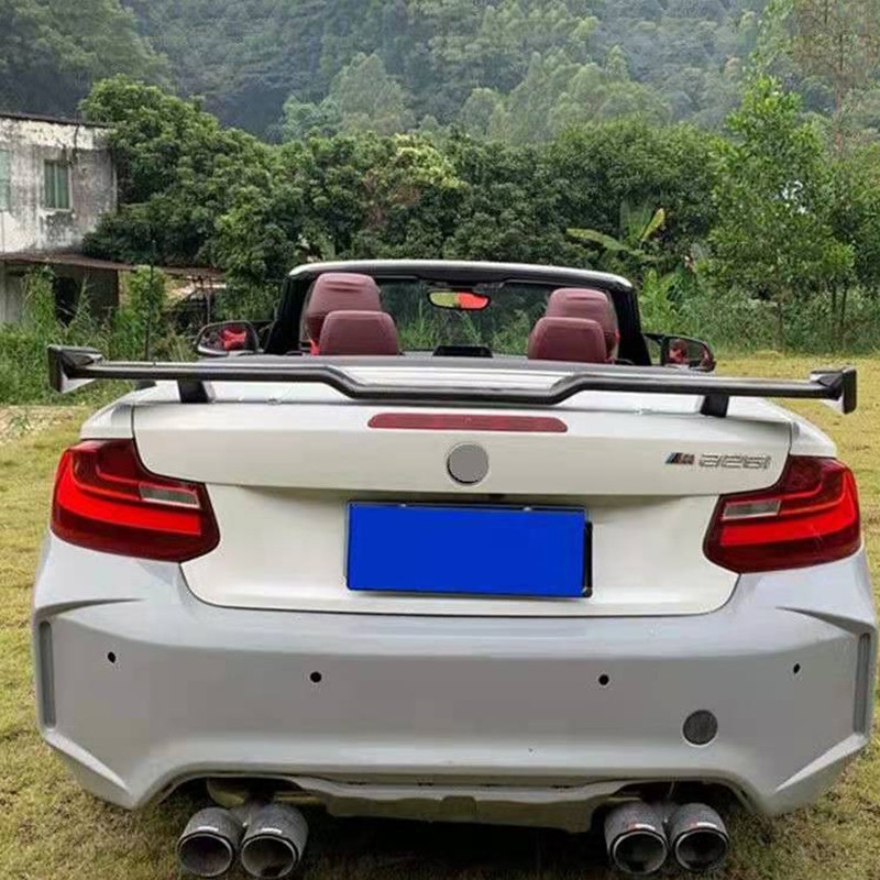 适用于汽车通用尾翼改装三厢通用免打孔海鸥尾翼跑车翼粘贴式尾翼 rs