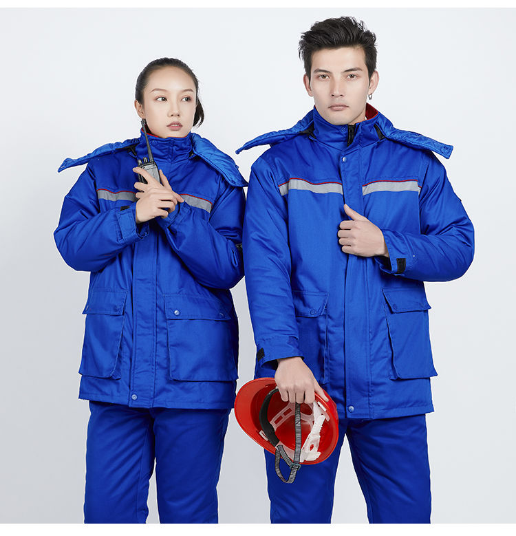 中国石油劳保工作服棉衣冬季加油站工作服中国石化工人工装红色棉衣