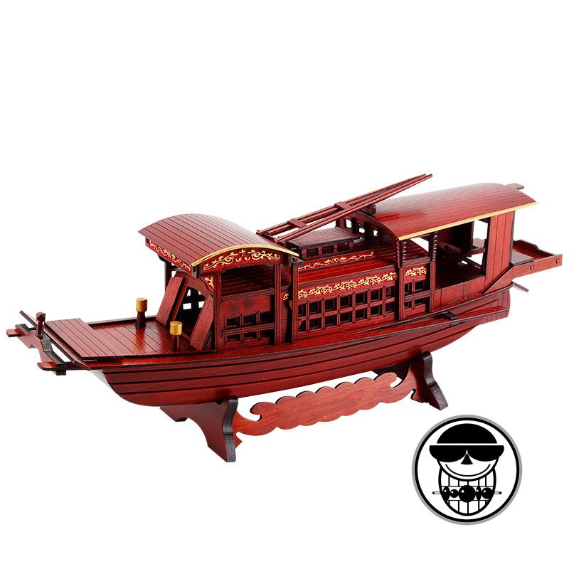 实木南湖红船模型中国名船嘉兴船模手工定制会议办公室工艺品礼品!