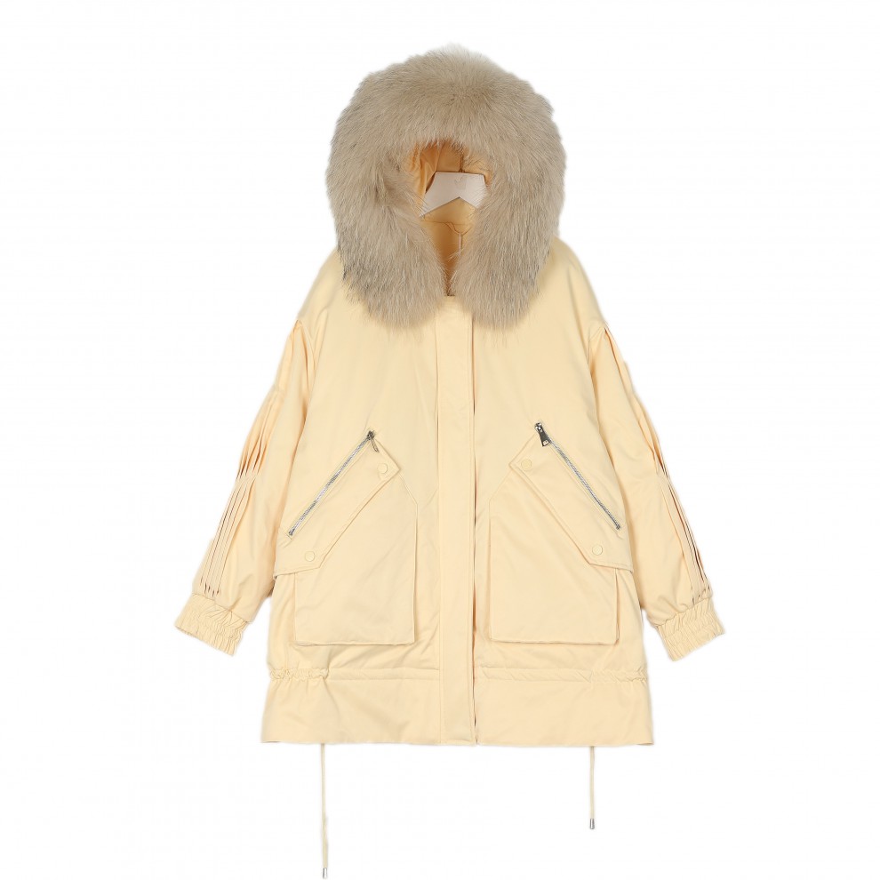 橦华 简&搭千屿sheila设计注重压褶袖服yrf/1012-21008 黑色 s建议110