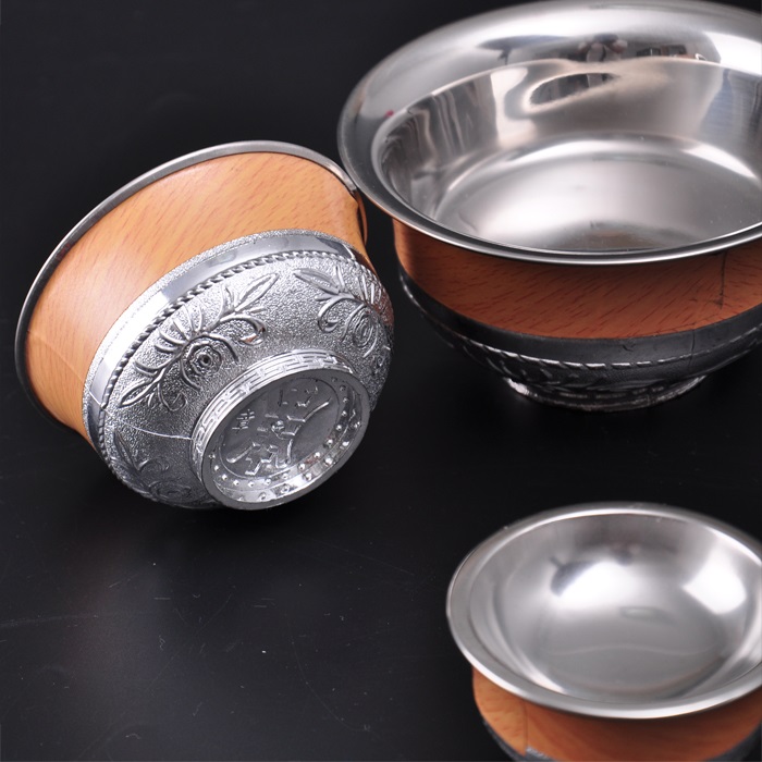 蒙古族敬酒碗 蒙族蒙古特色餐具蒙古舞顶碗蒙古碗蒙古酒碗蒙族碗敬酒