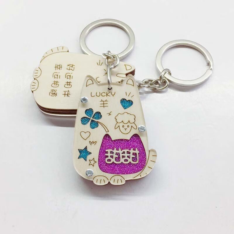 12生肖定制姓氏名字书包挂件百家姓钥匙扣店庆开业公司纪念礼品8月29
