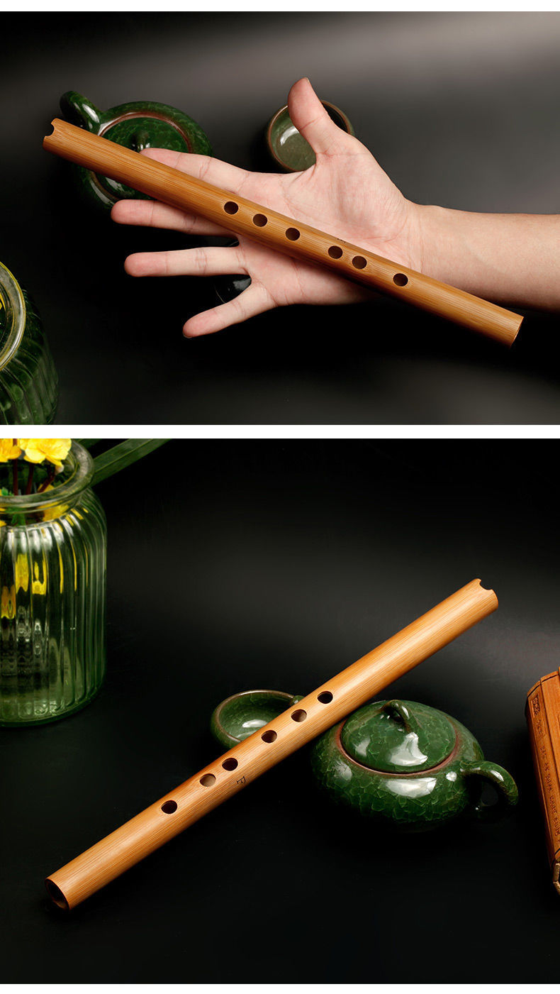 零基础入门洞箫便携苦竹短萧笛初学迷你古风六f调民族潇乐器迷你短箫f