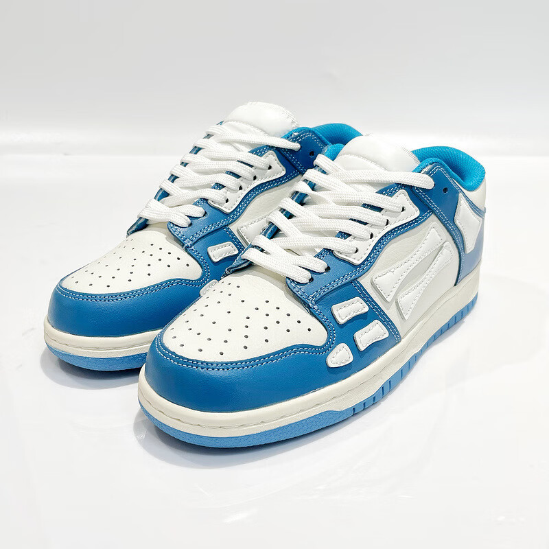 腾讯体育官方旗舰同款男女休闲amiri运动板鞋王一博杨幂同款黑白灰色