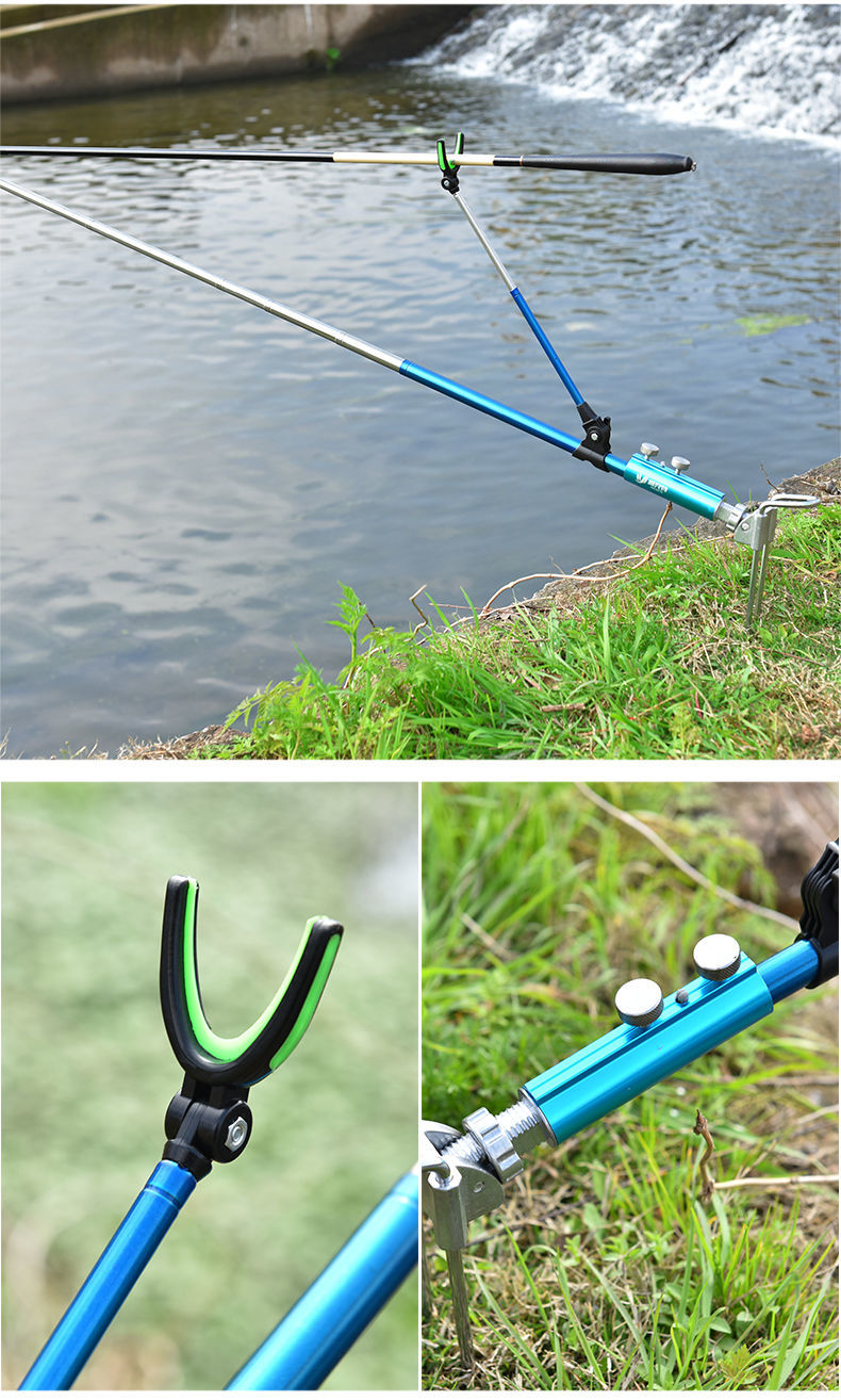 炮台支架不锈钢鱼竿支架地插渔具钓鱼架杆钓竿手竿台钓鱼杆支撑架加硬