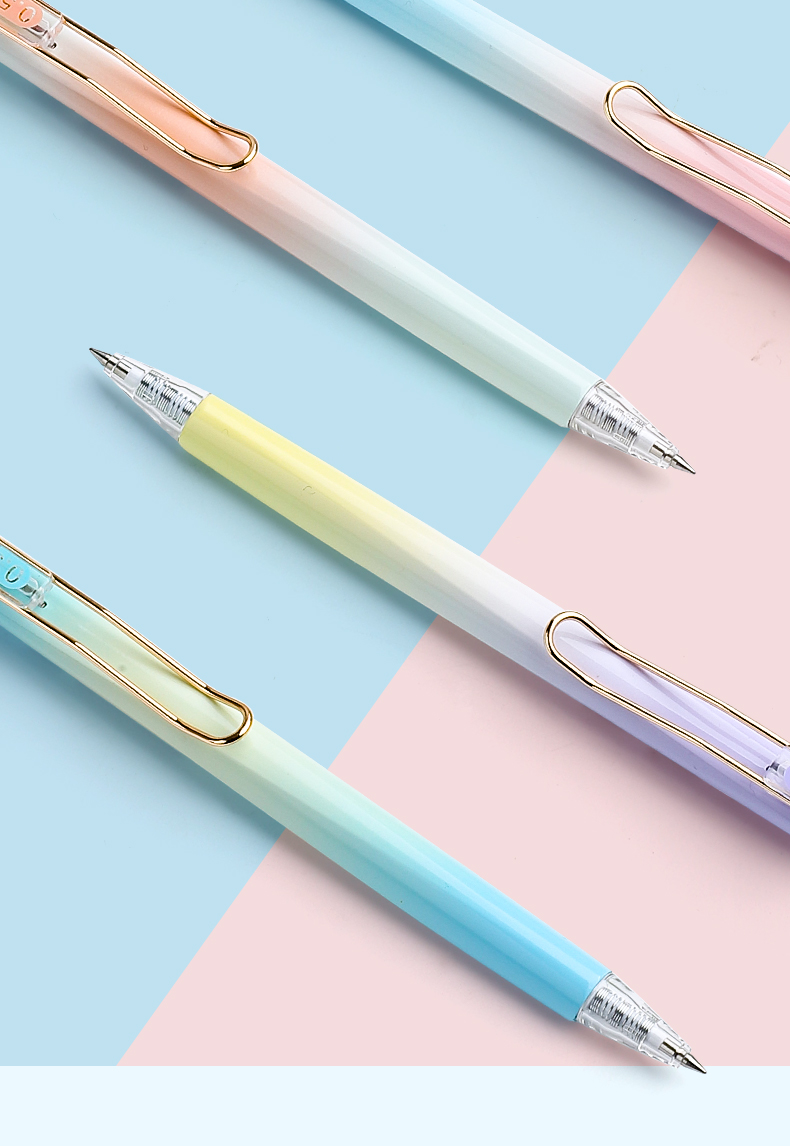 晨光(mg)晨光优品限定果泡冰茶系列按动中性笔学生用速干0.