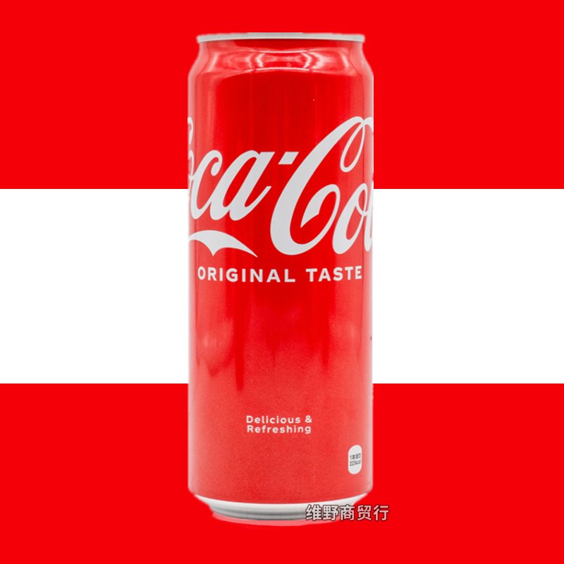 现货24罐整箱头可乐进口可口·可乐铝罐限定收藏版网红碳酸 整箱24瓶