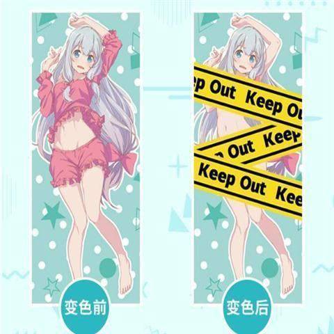 会遇水动漫遇热变色毛巾真人掉色感温搞怪礼物美女绅士衣服消失 m79至