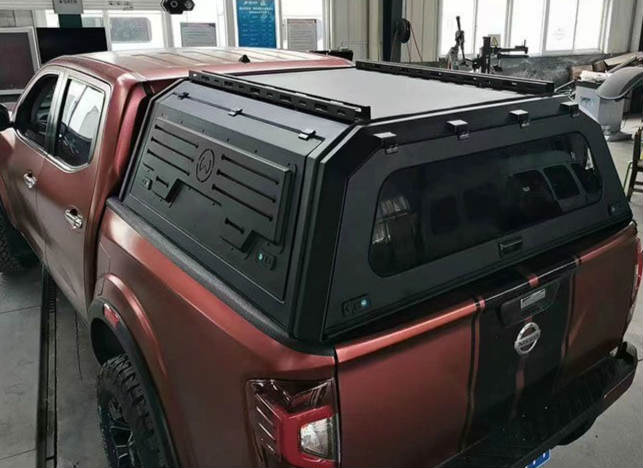 适用于纳瓦拉三开门皮卡后盖锐骐6分体式皮卡尾箱盖改装皮卡货箱盖