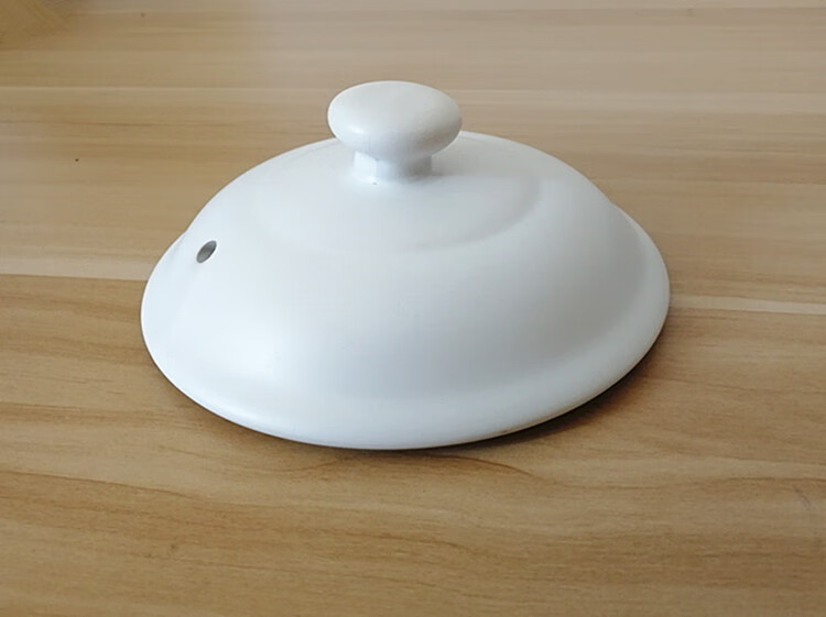 康舒陶瓷砂锅盖子配件黑色汤煲沙锅盖通用彩色炖锅白色