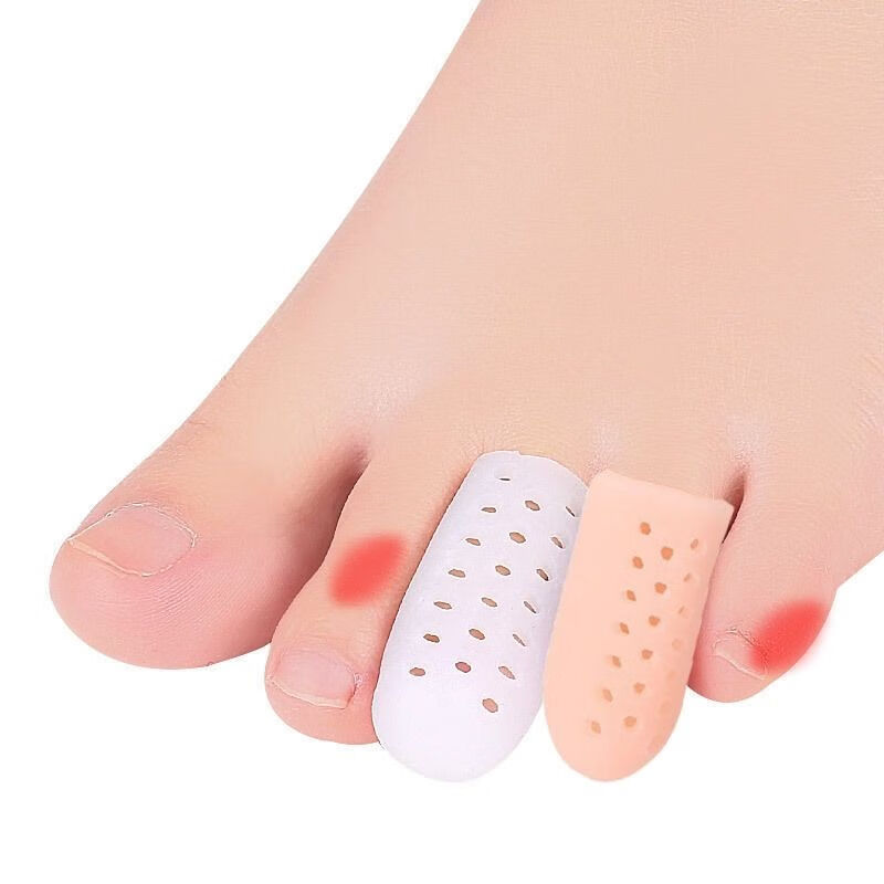 硅胶脚趾保护套防磨脚套保护大脚趾高跟鞋防磨水泡疼痛护理套透气肤色