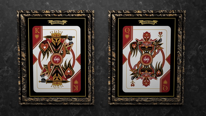 烫金进口收藏创意花切扑克牌lordz紫色黑暗领主devoxcm