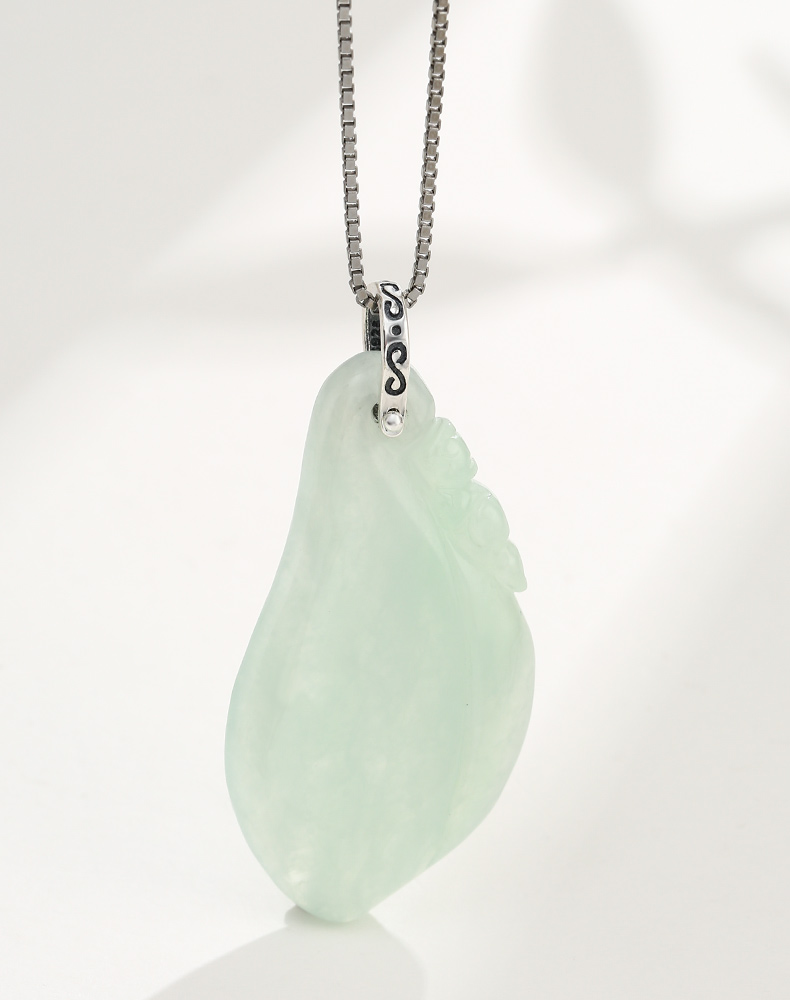 欧凯伦925银吊坠扣头diy配件平安扣夹扣扣翡翠佛公玉