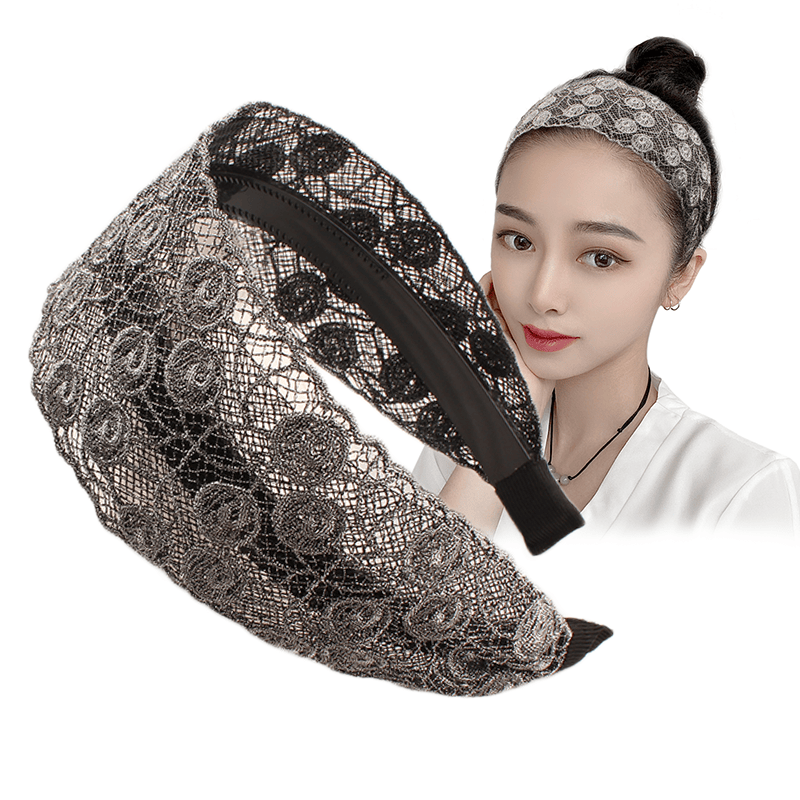 京品优选特价遮白发的发箍女百搭外出防滑宽边压发卡超宽头箍网红发带