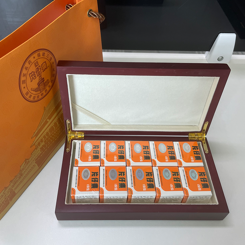 片仔癀木盒包装 片仔癀礼盒尊享礼品盒便携锡罐送礼袋切割器铜钵木盒