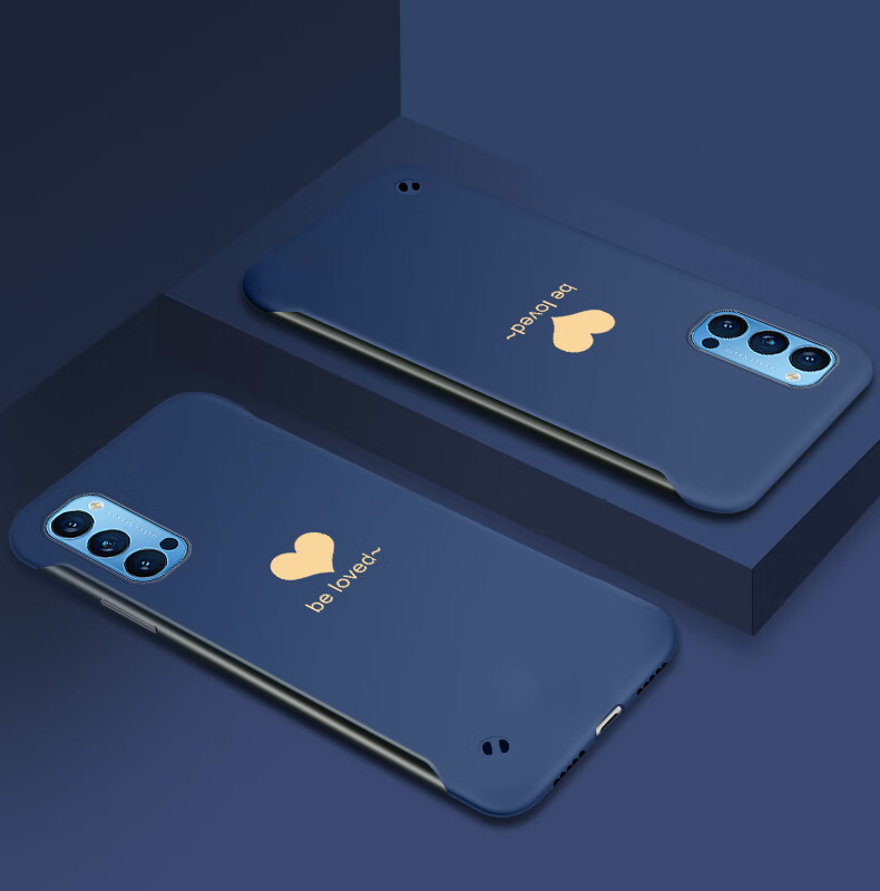 妙之选 opporeno4手机壳薄创意无边框opporeno4pro手机套简约半包硬壳