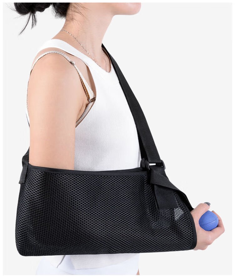 适用于医用前臂吊带手臂护具肩肘关节胳膊脱臼固定带护手臂托 白色不