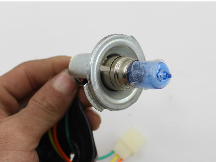 适用摩托车jym23g天戟125天骐天剑125水晶前大灯led灯泡大灯总成天剑