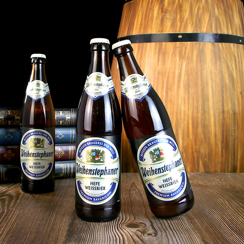 德国进口维森小麦白啤酒唯森hb啤黑啤柏龙艾丁格精酿德啤500ml5瓶德国