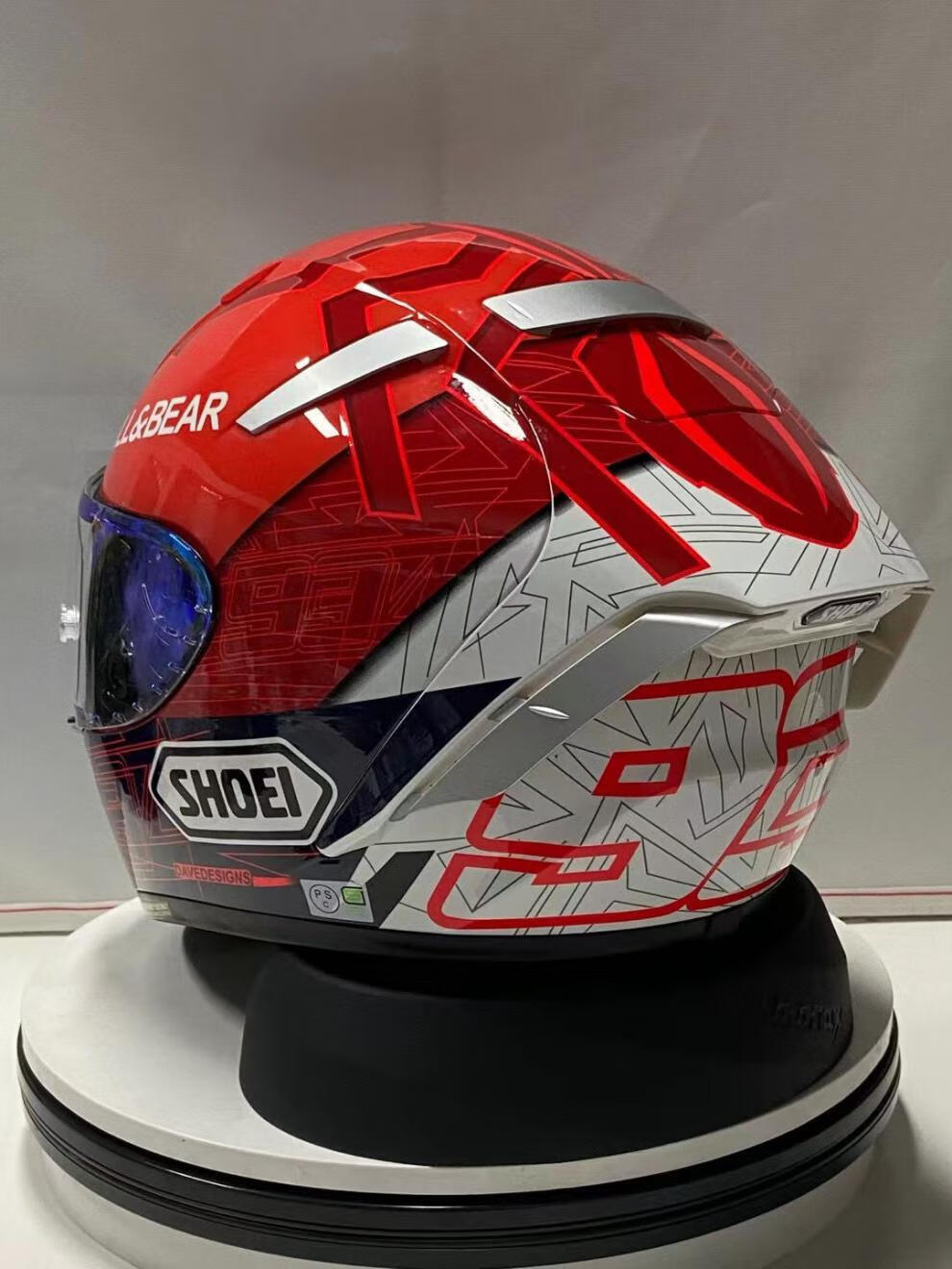 shoei x14 红蚂蚁二代 头盔机车摩托全盔男女休一防摔街道骑行 m码