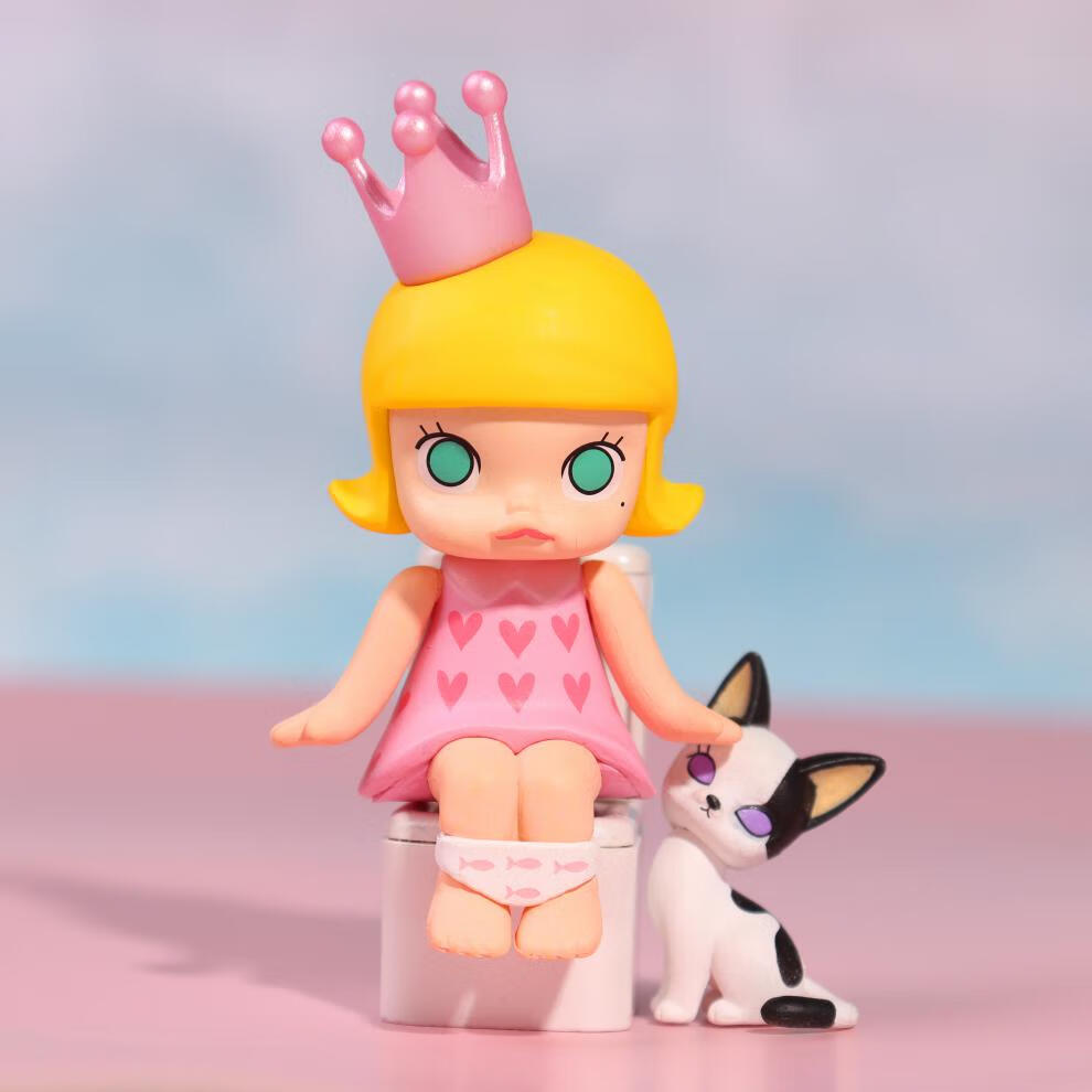 年货 泡泡·玛特茉莉的盲盒女孩0molly大全便宜马特 茉莉盲盒随机1个