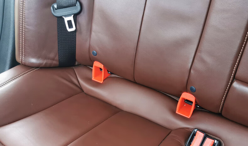 儿童安全座椅isofix接口引导槽导向槽扩张槽寻找器卡扣连接带配件黑色