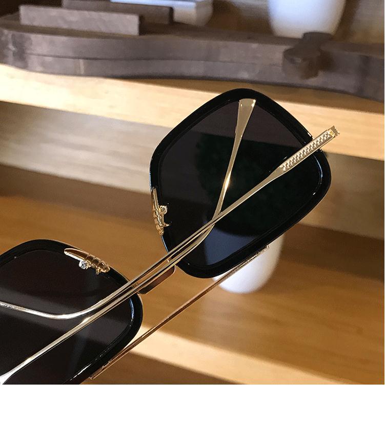 新品钢铁侠同款眼镜钢铁侠同款眼镜韩版五边形墨镜男网红太阳镜女潮