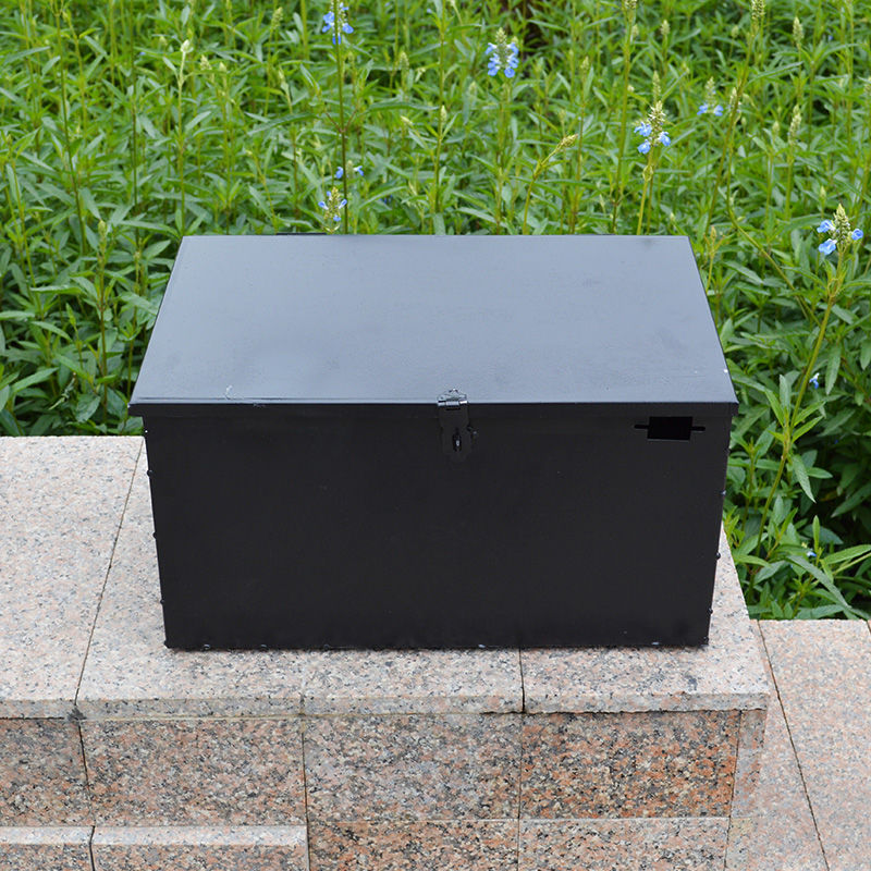 收纳木工手提铁箱子的的镀锌大提手锁322019cm可留言选不带加固铁皮箱