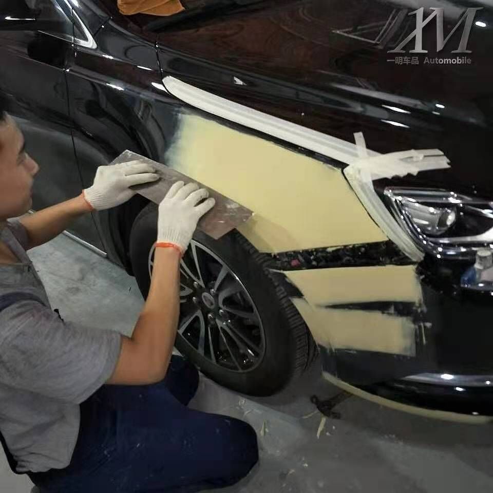 英国p38钣金灰进口固化剂腻子灰汽车喷漆耐高温合金灰原子灰 10桶