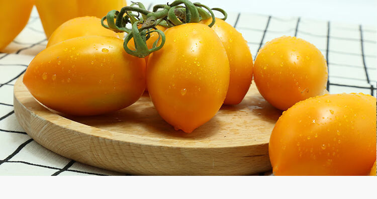 奶香黄罗曼西红柿山东特产串黄番茄现货新鲜橙色洋柿子2斤