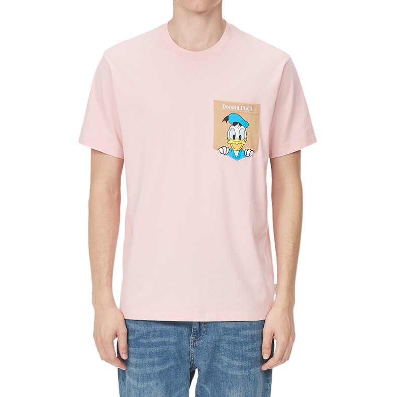 itchocoolatedonaldduck联乘情侣款短袖t恤唐老鸭口袋1141uubkx黑色