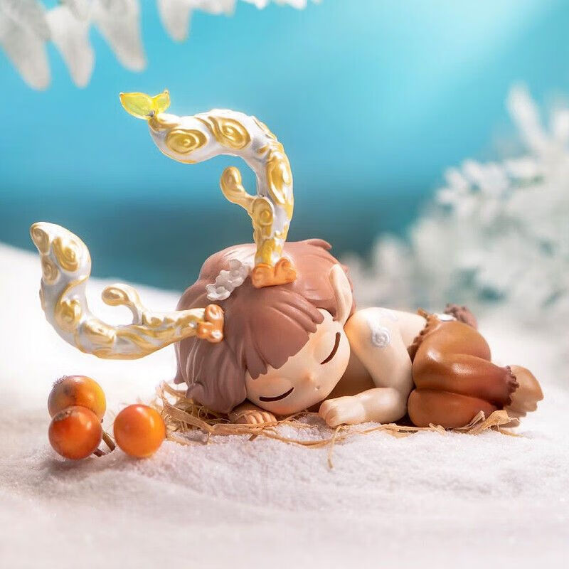 正版现货sleep森之精灵盲盒火狐确认款系列摆件潮玩女生礼物自营过年