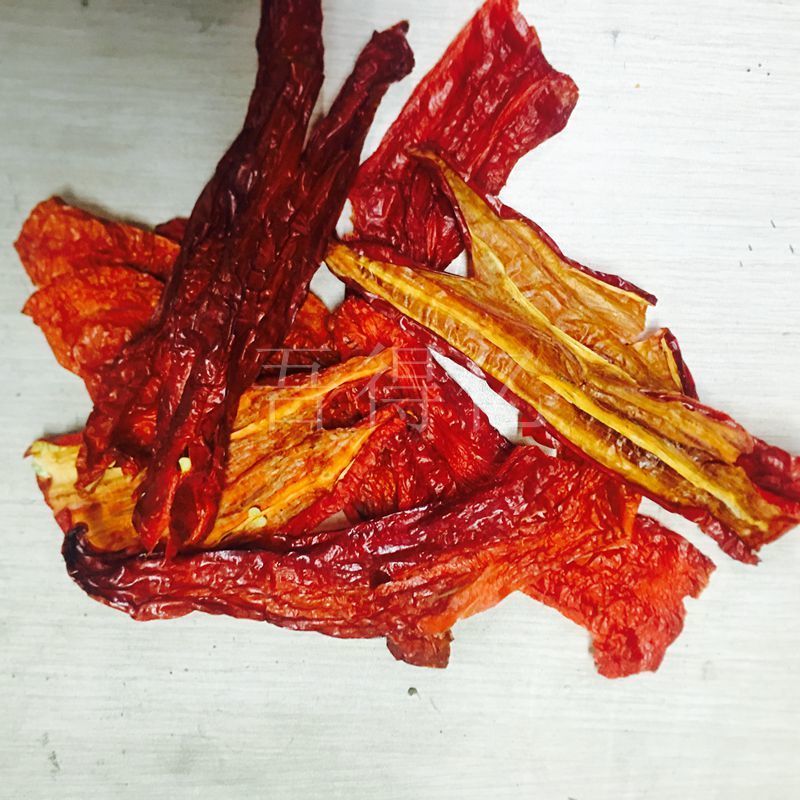 5折 新疆博湖辣皮子 新疆辣椒皮去籽大辣皮子焉耆猪大肠微辣 拌面炒肉