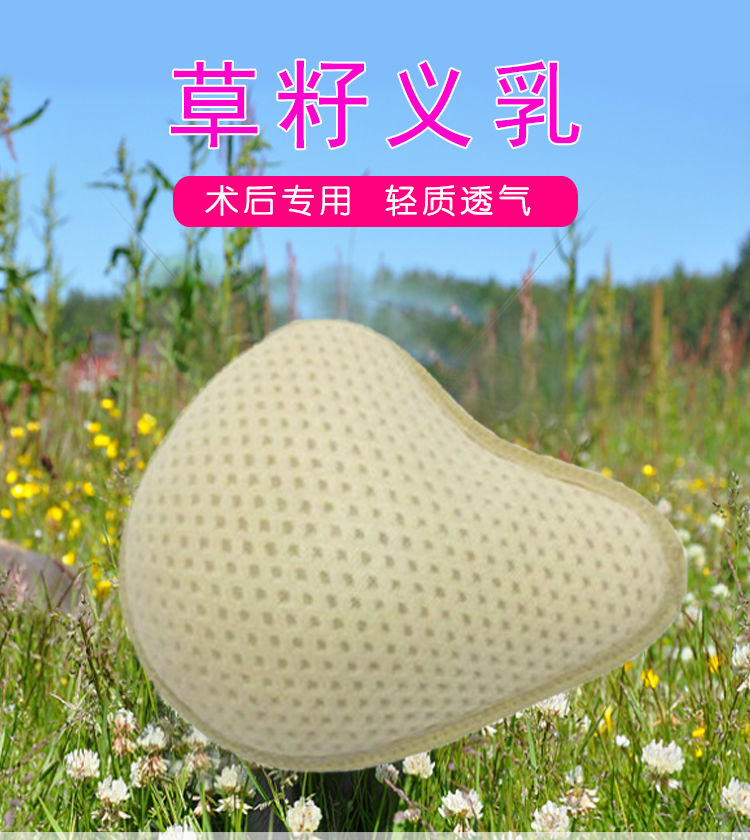 楠菲丽尔草籽义乳透气切除配义乳文胸透气轻盈草籽义乳替代硅胶义乳