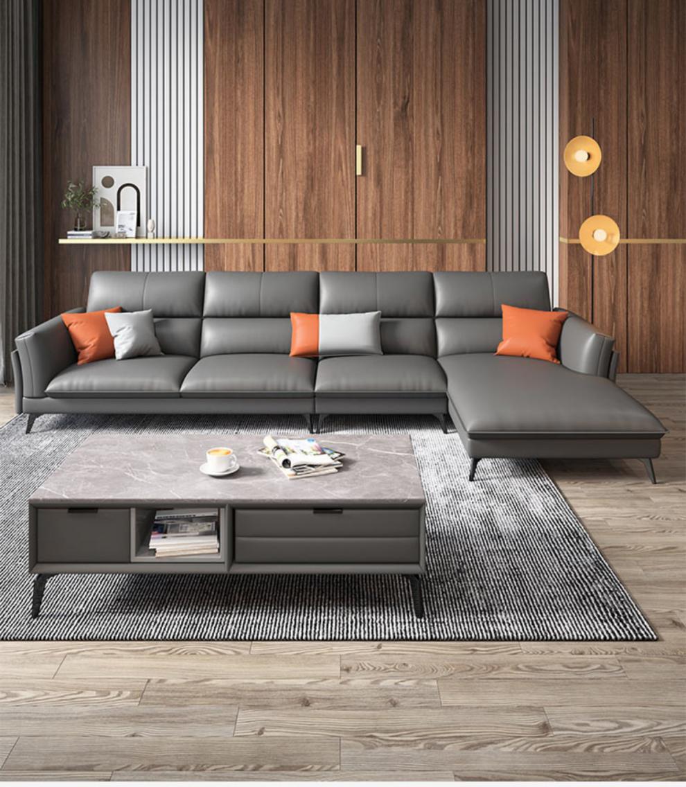 皇玛梦丽莎意式极简科技布沙发简约现代小户型北欧客厅免洗轻奢皮布