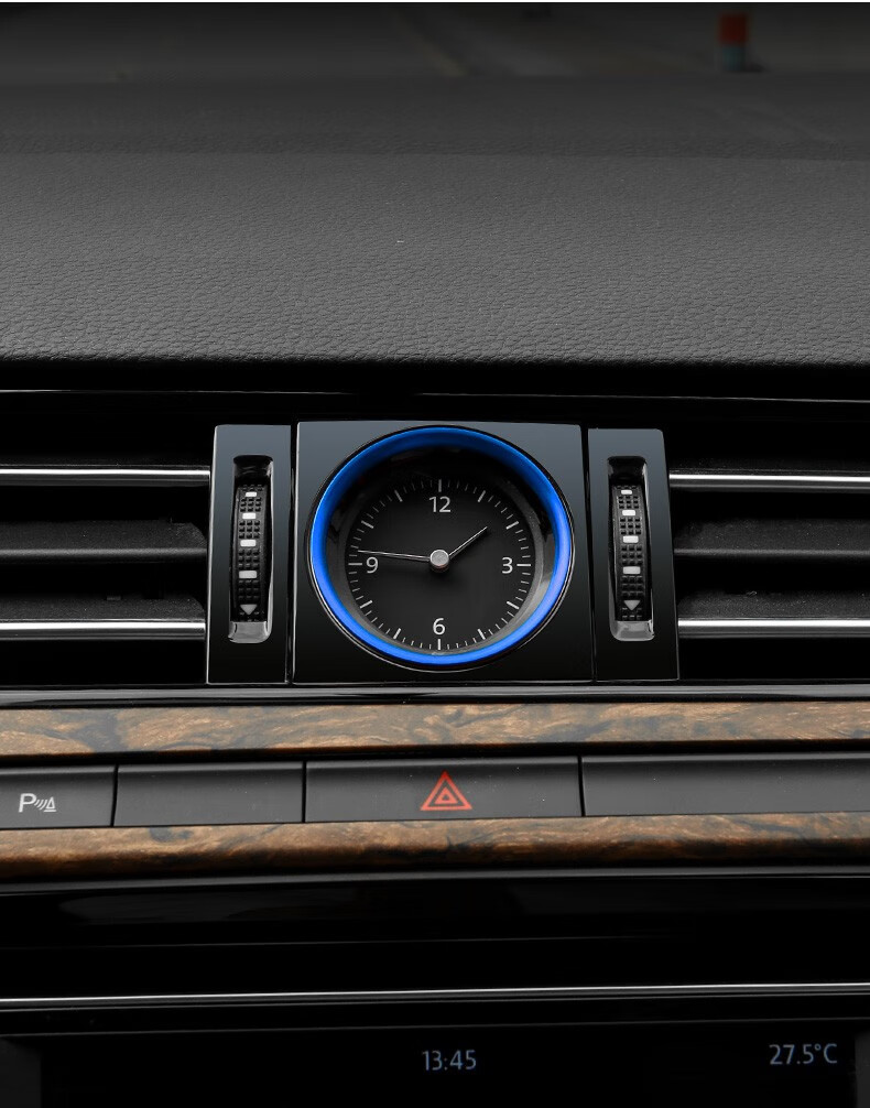 适用于八牌大众迈腾b8钟表圈帕萨特装饰框框贴片汽车用品专用车贴改装