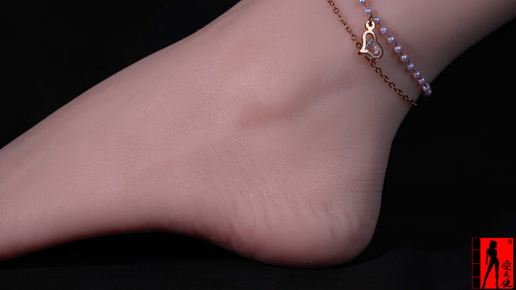 仿真足模女大学生 仿真足模脚模型硅胶脚模型女丝袜美脚拍摄道具美甲