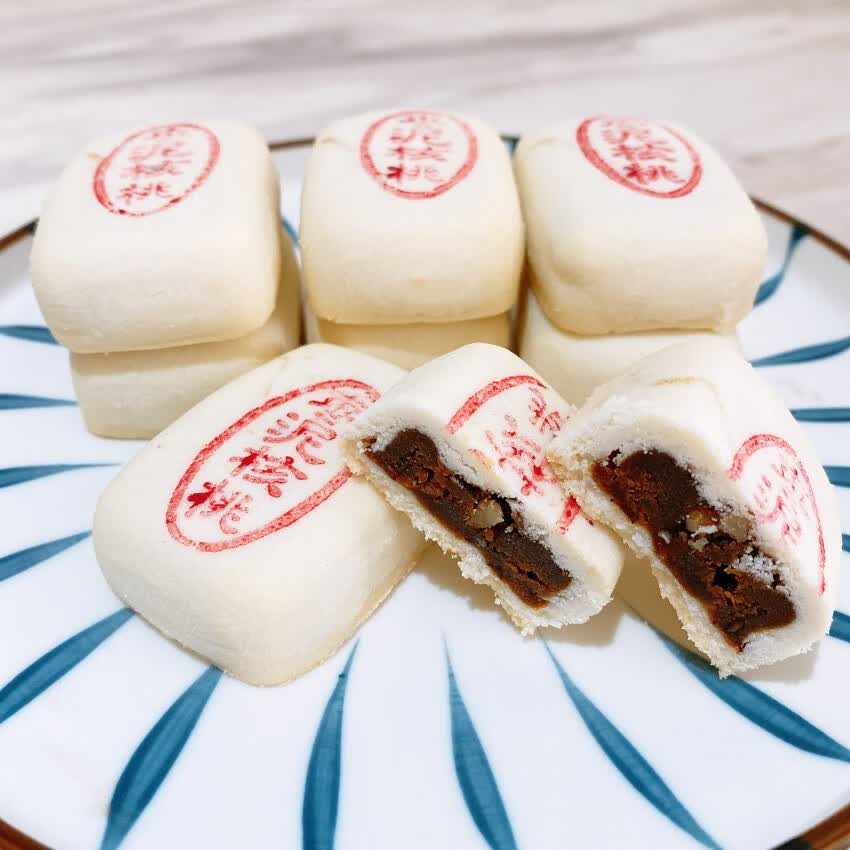 枣泥核桃枣泥酥泸溪河网红美食枣泥糕点10只状