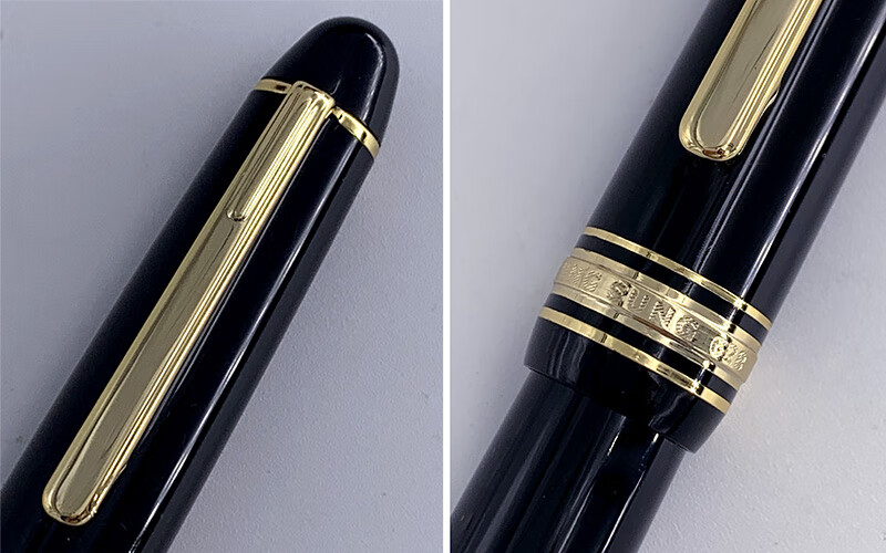 钢笔铱金笔26大明尖树脂旋转吸墨器成人练字上海君来01金夹黑杆铱金笔