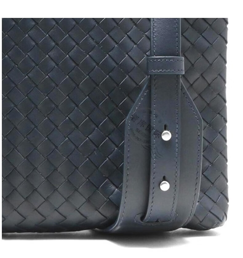 【礼物】bottega veneta宝缇嘉bv男包小号牛皮编织邮差包 577534 碧玺