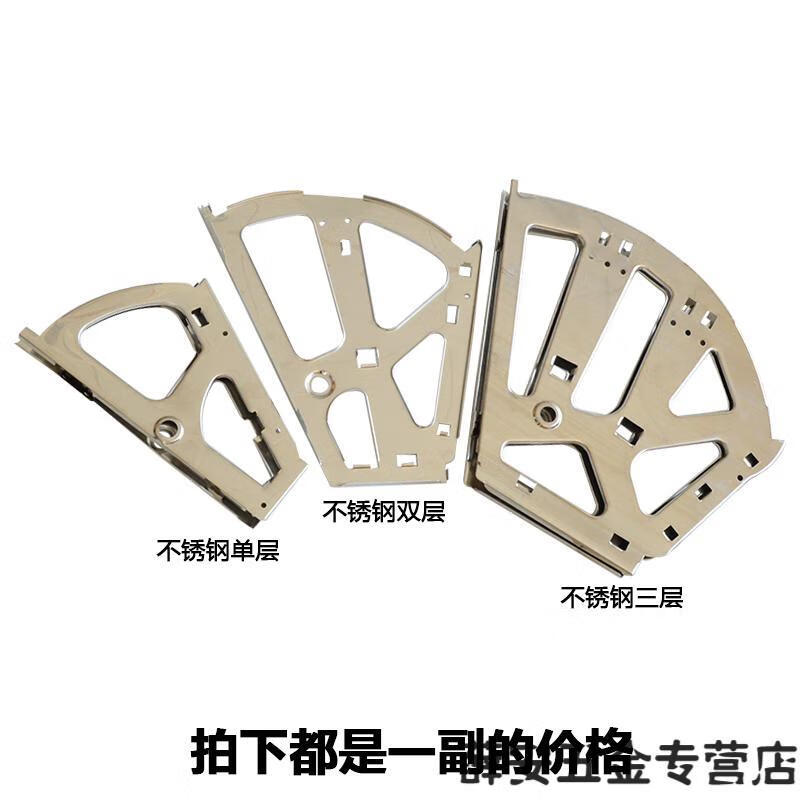 翻斗鞋柜五金配件鞋柜翻转架鞋柜暗藏旋转下翻门鞋柜家具配件三层黑色