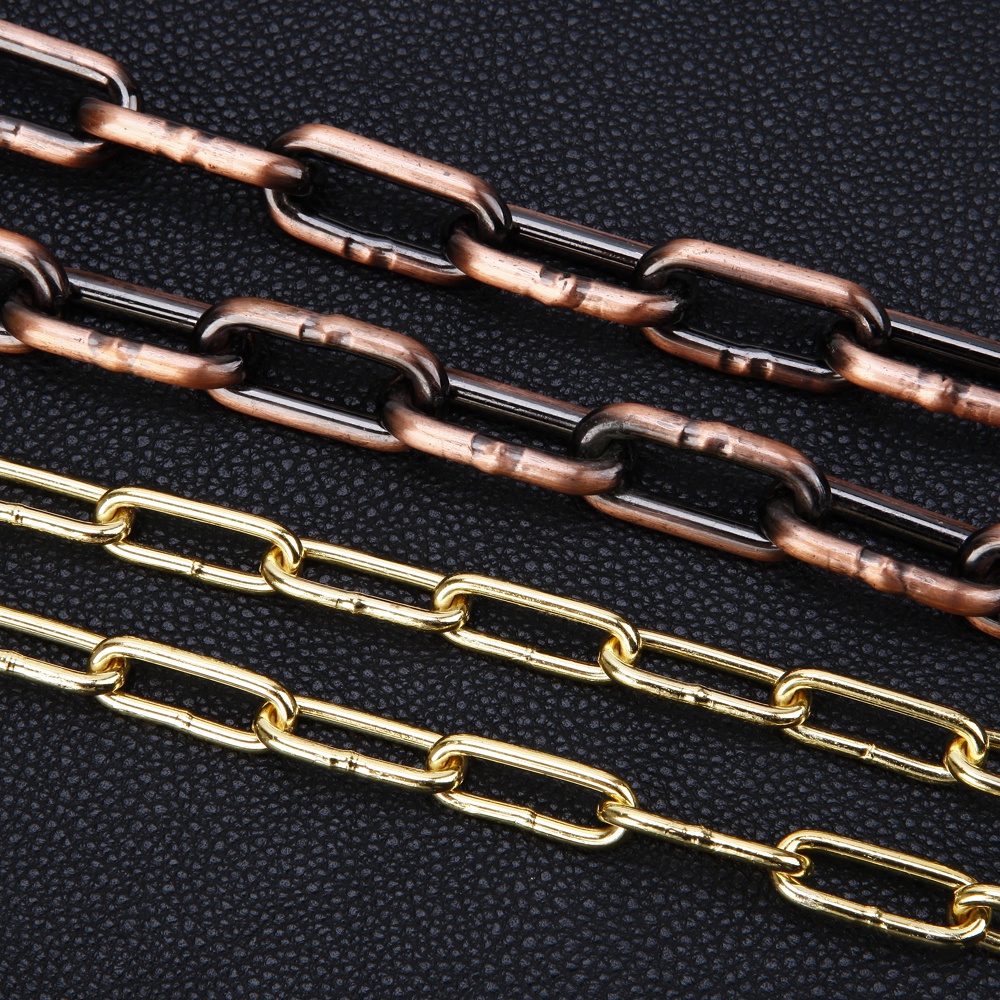 古铜金色挂衣链晒衣链装饰链条护栏吊灯链条锁链钢链铁链金属链条大号